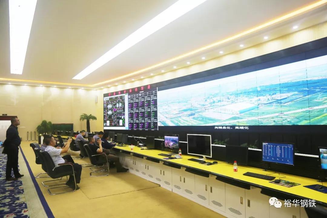 河北敬业集团副总康雪元一行前来裕华钢铁观摩考察